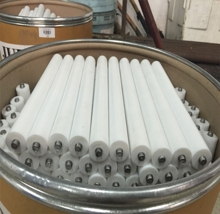 Malaysian PTFE rods with SS316 screw thread