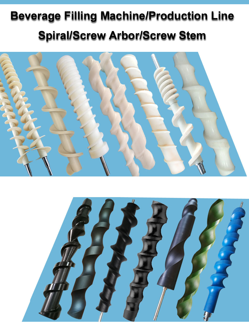 plastic screw rod